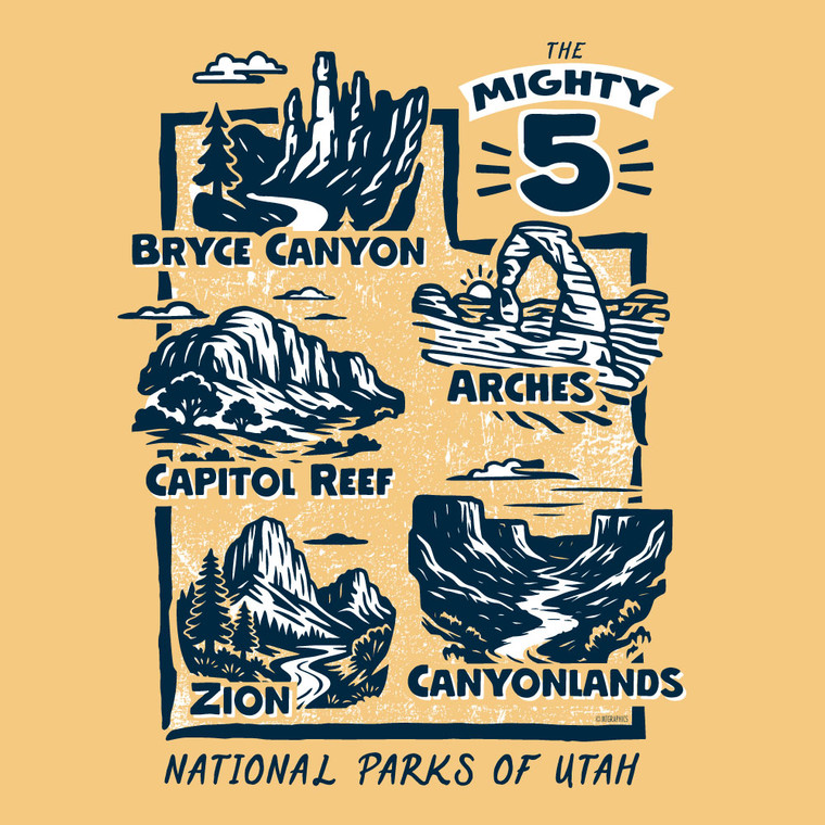 Utah Parks Tee