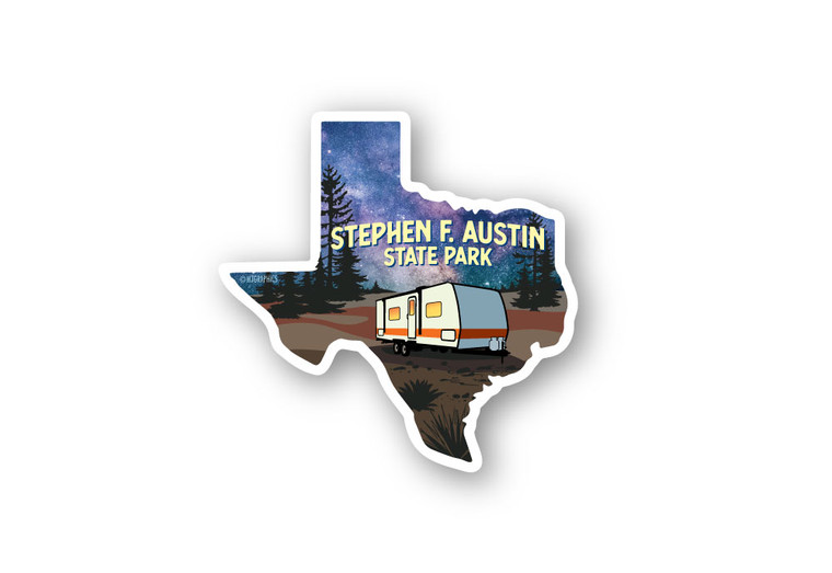 Southwest Camping Sticker