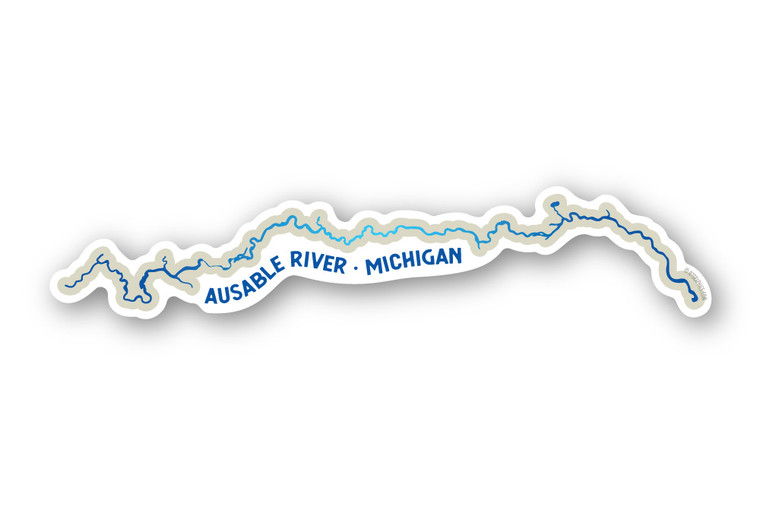 Ausable River Sticker