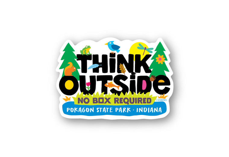 Think Outside Sticker