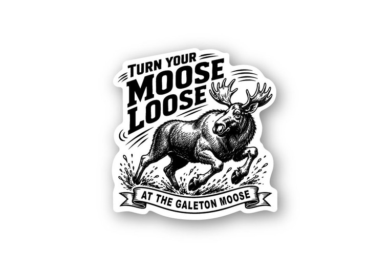 Moose Loose Sticker