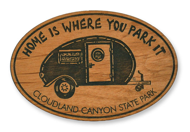 Wholesale Home Is Where You Park It Wooden Magnet