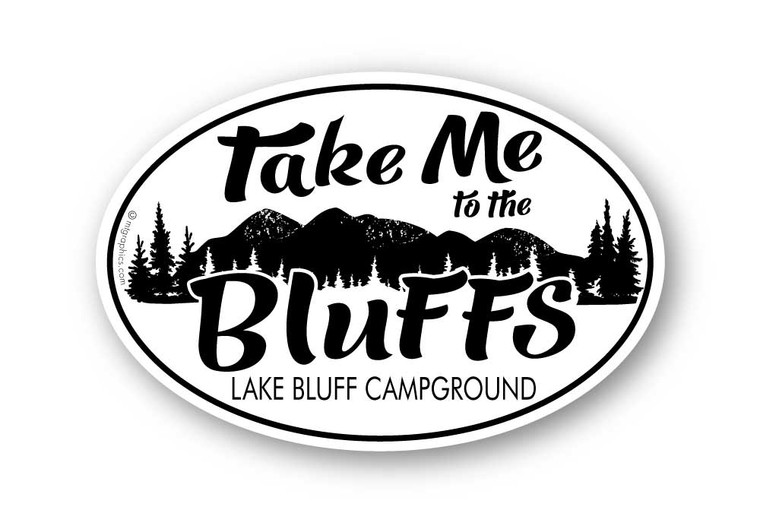 Wholesale Take Me to the Bluffs Sticker