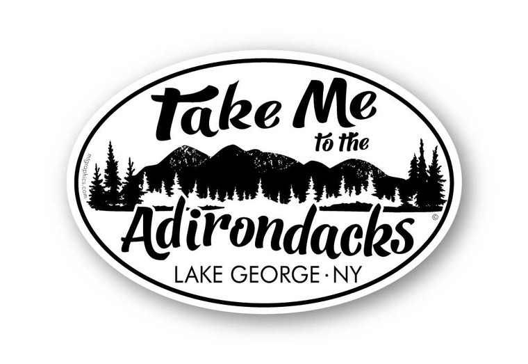 Wholesale Take Me to the Adirondacks Sticker