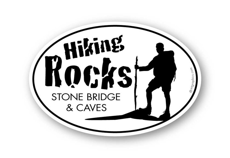 Wholesale Hiking Rocks Sticker