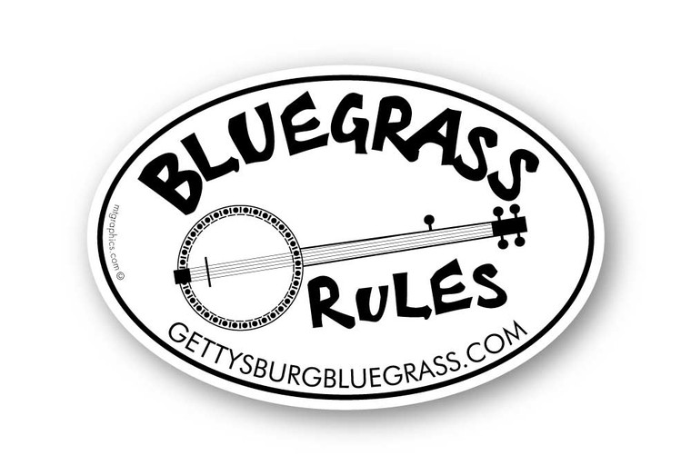 Wholesale Bluegrass Banjo Sticker