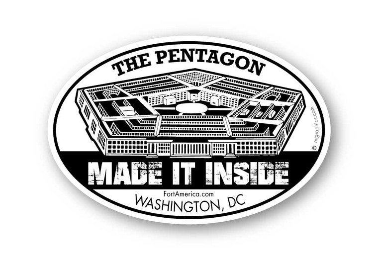 Wholesale Made It Inside the Pentagon Sticker