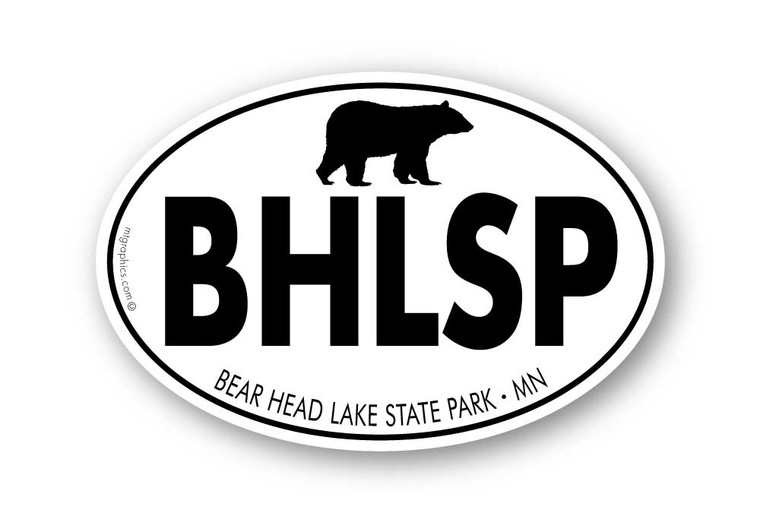 Wholesale Black Bear Bold Type Sticker