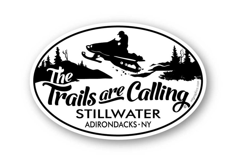 Wholesale Trails are Calling Snowmobile Sticker