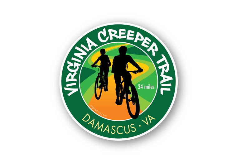 Wholesale Bike Trail 2 Bikers Sticker