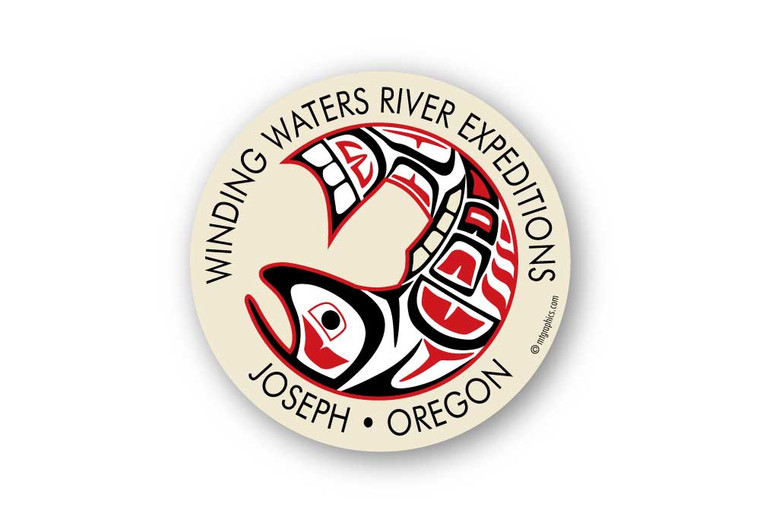 Wholesale Native Salmon Sticker