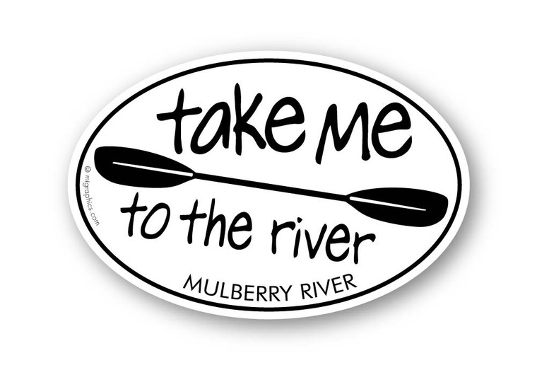 Wholesale Take Me to the River Kayak Paddle Sticker