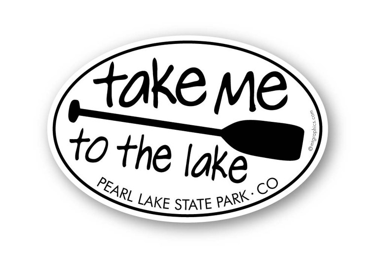 Wholesale Take Me to the Lake Canoe Paddle Sticker