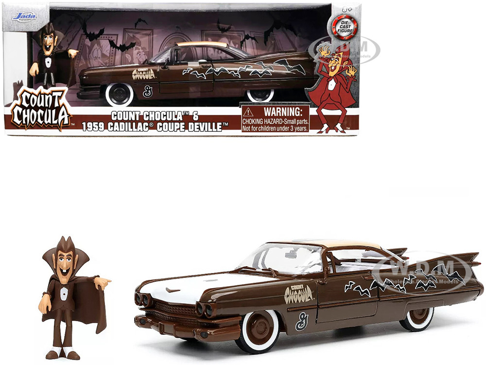 1959 Cadillac Coupe DeVille Brown White Graphics Count Chocula