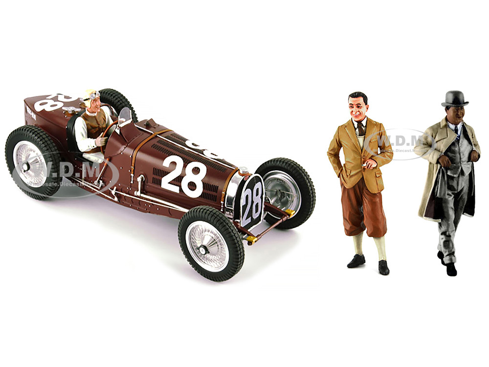 Bugatti T59 #28 Tazio Nuvolari Monaco GP 1934 Driver Mounted
