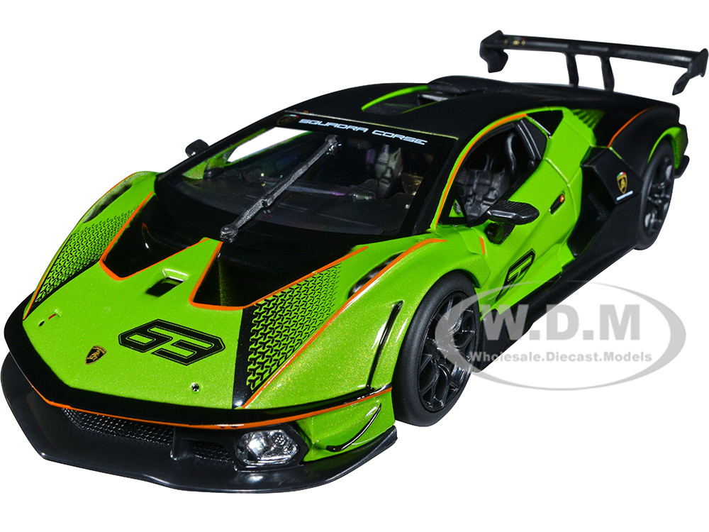 Lamborghini Essenza SCV12 #63 Green Metallic Black Squadra Corse