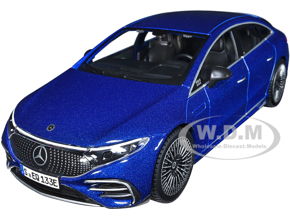 Mercedes-Benz EQS Blue Metallic Special Edition Series 1/27