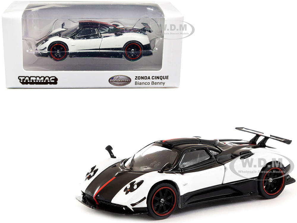 Pagani Zonda Cinque Bianco Benny White Black Global64 Series 1/64