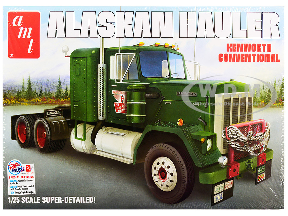 Skill 3 Model Kit Kenworth Conventional Tractor Alaskan Hauler 1