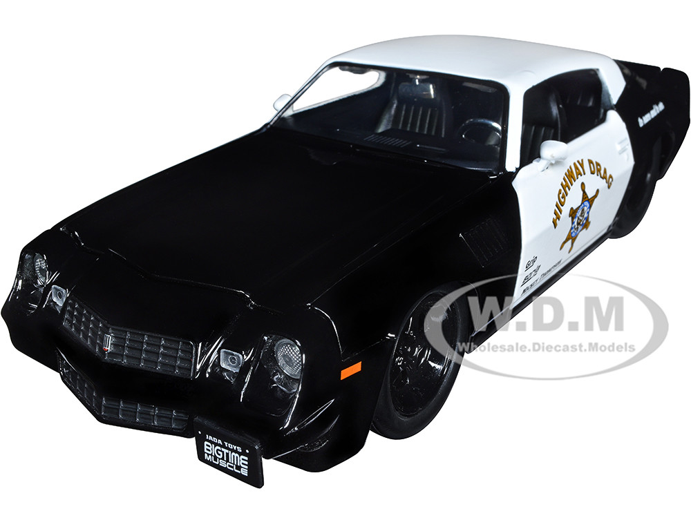 1979 Chevrolet Camaro Z28 Police Black and White Highway Drag