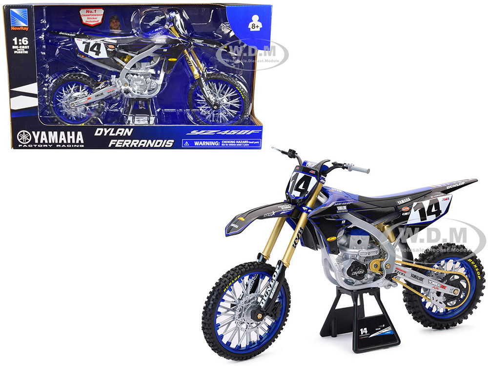 Yamaha YZ450F Motorcycle 14 Dylan Ferrandis Yamaha Factory Racing
