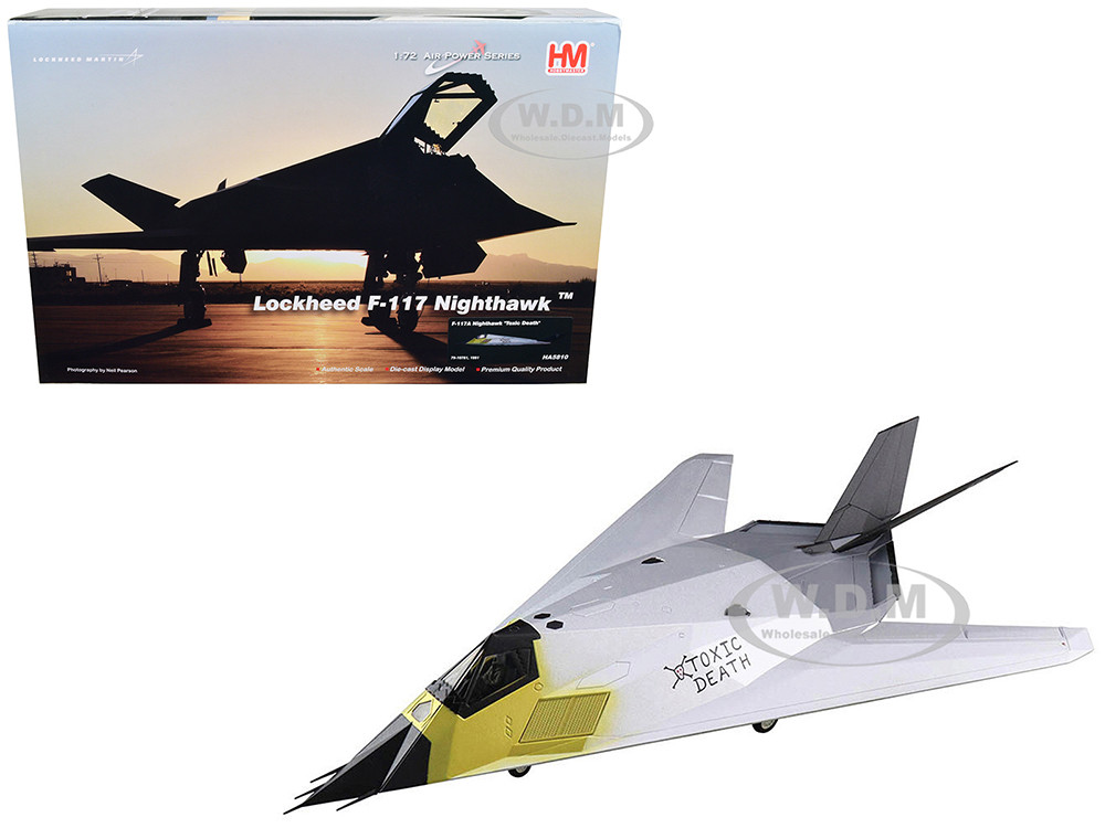 F-117A 金属ボディー STEALTH 1:48 MACKIT製 Lockheed F 117A Nighthawk Stealth Aircraft Toxic Death 1991 Air