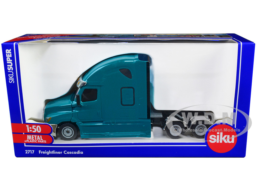 Freightliner Cascadia Tractor Truck Teal 1/50 Diecast Model Siku