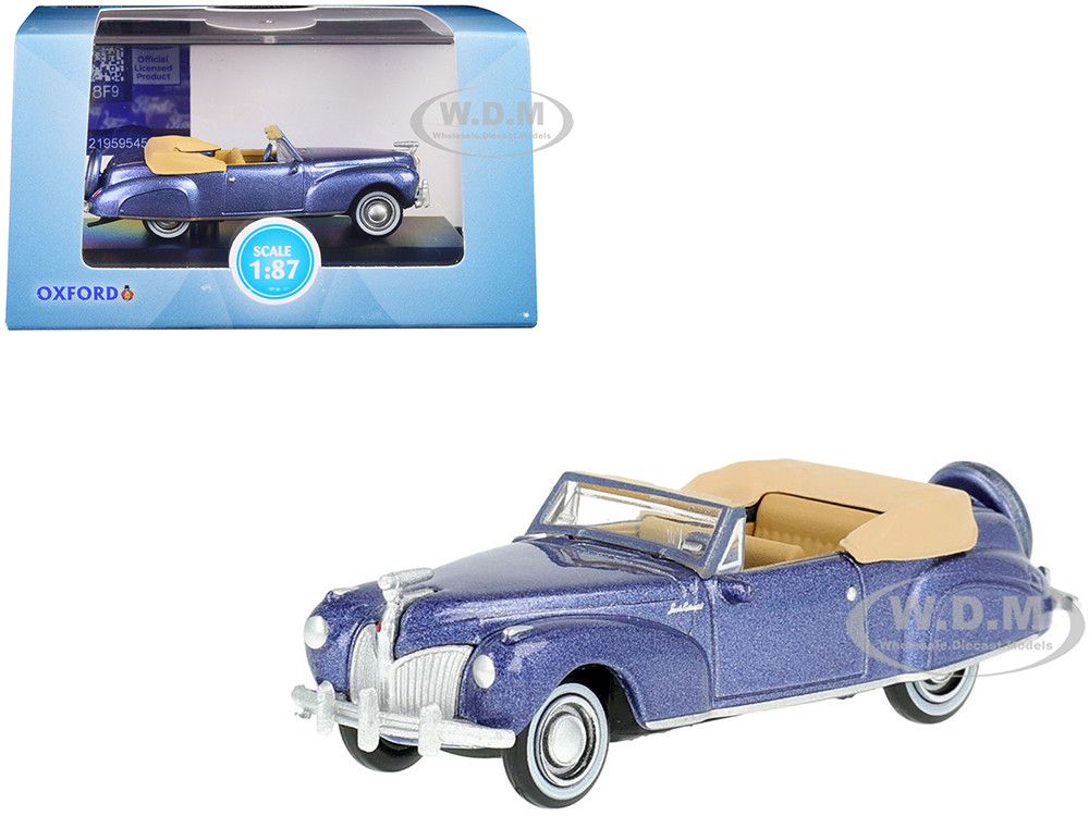 1941 Lincoln Continental Convertible Darian Blue Metallic with Tan