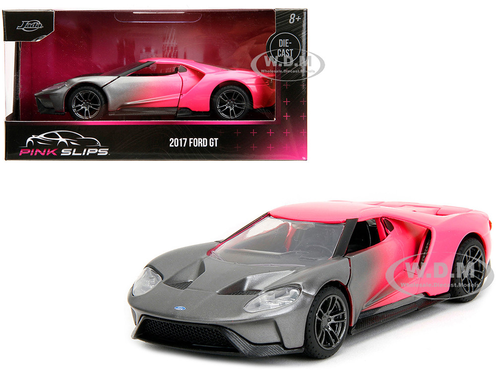 2017 Ford GT Gray Metallic and Pink Gradient Pink Slips Series 1