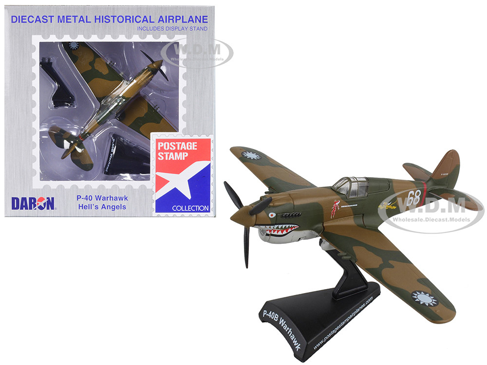 Curtiss P 40 Warhawk Fighter Aircraft Hell s Angels Flying Tigers