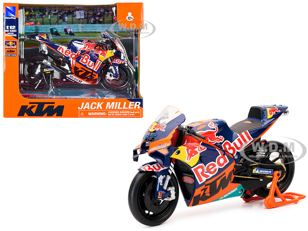 KTM RC16 Motorcycle #43 Jack Miller Red Bull KTM Factory Racing