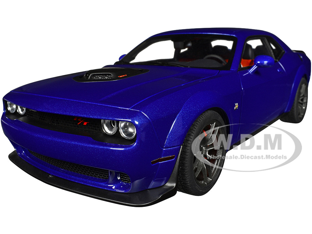 2022 Dodge Challenger R T Scat Pack Widebody Indigo Blue 1/18