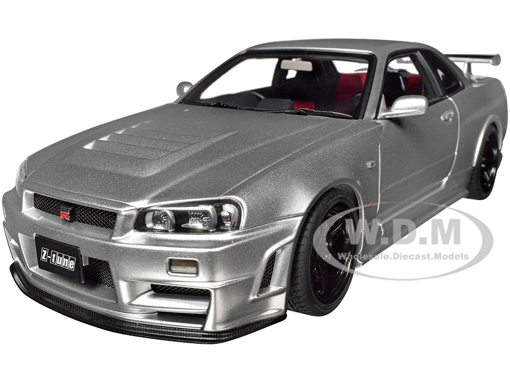 Nissan Nismo R34 GT R Z TUNE RHD Right Hand Drive Silver Metallic