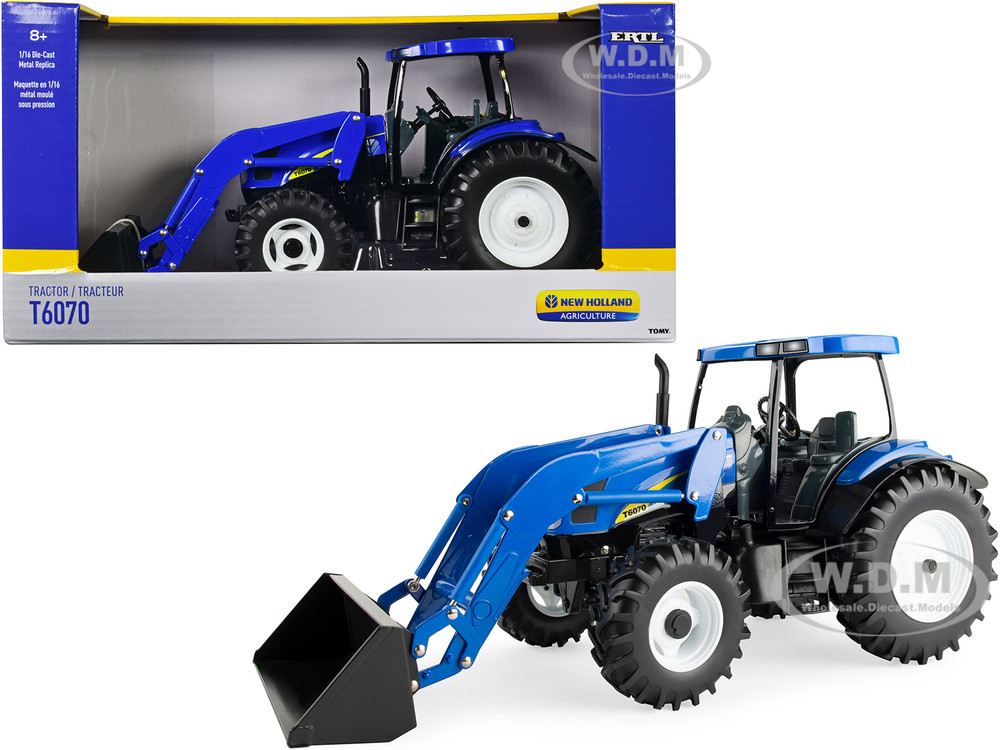 New Holland T6070 Tractor Loader Blue New Holland Agriculture
