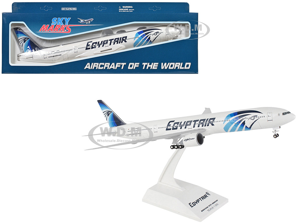Boeing 777-300 Commercial Aircraft with Landing Gear 