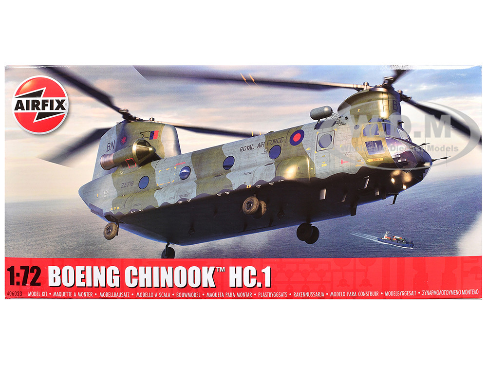 Level 3 Model Kit Boeing Chinook HC.1 Helicopter with 2 Scheme