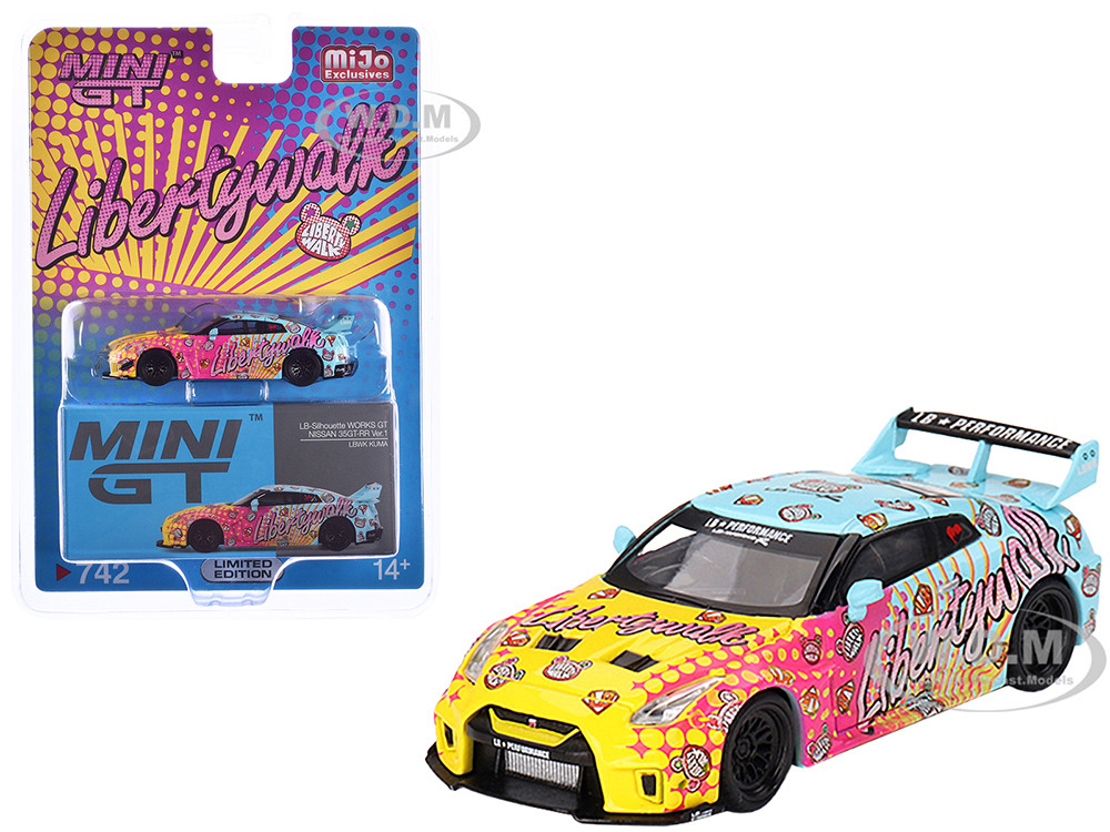 MINI GT LB WORKS KUMA トレーラー&GTR セット Nissan 35GT-RR Ver.1 