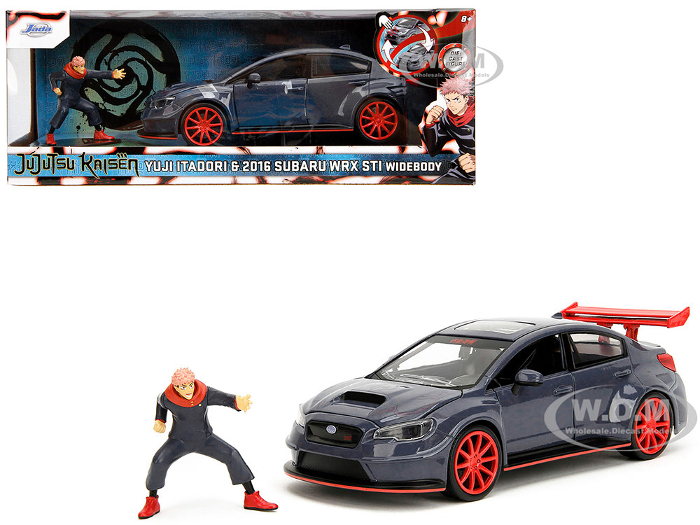 Yuji Teruyaページ 2016 Subaru WRX STI Widebody Dark Blue and Yuji Itadori Diecast