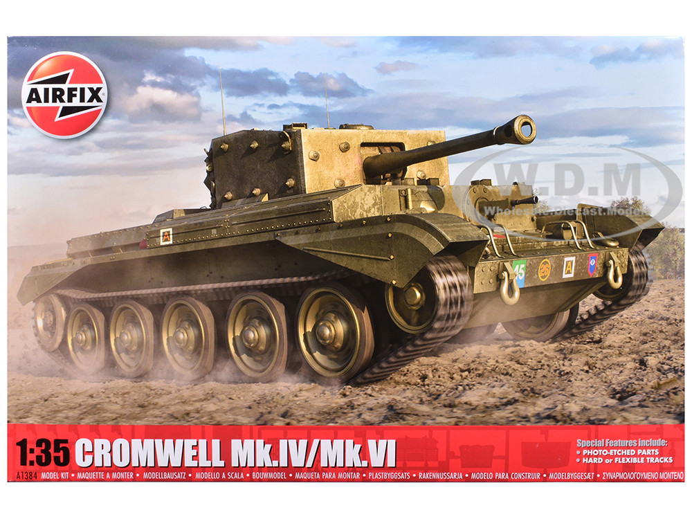 Level 3 Model Kit Cromwell Mk.IV / Mk.VI Cruiser Tank with 2