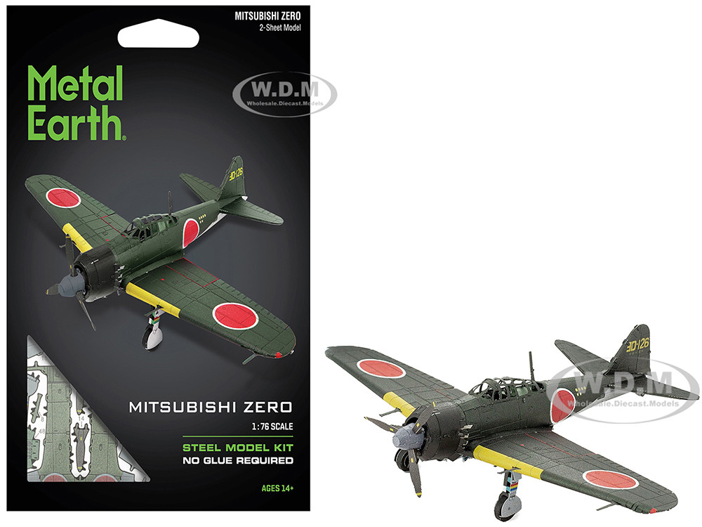Model Kit Mitsubishi A6M Zero Fighter Aircraft 