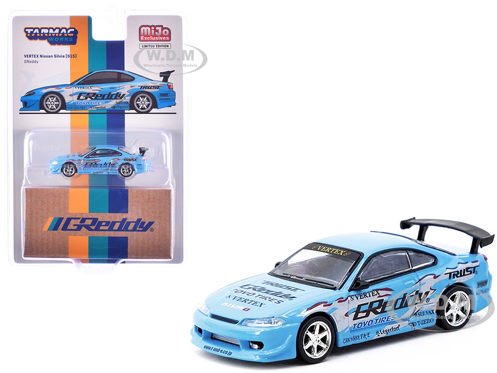 GReddy S15 ドリフトカー 1/10スケール塗装済　新品未使用 Nissan Silvia (S15) Vertex RHD (Right Hand Drive) 