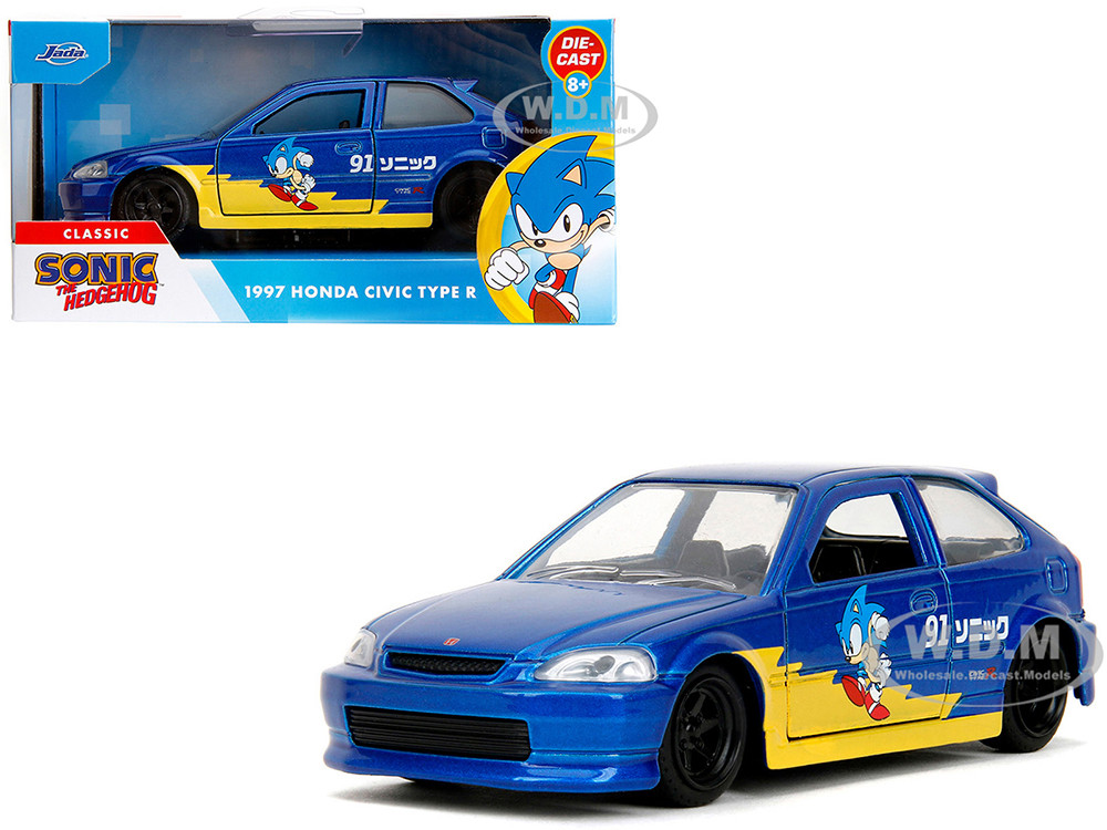 1997 Honda Civic Type R Blue Metallic with Graphics 