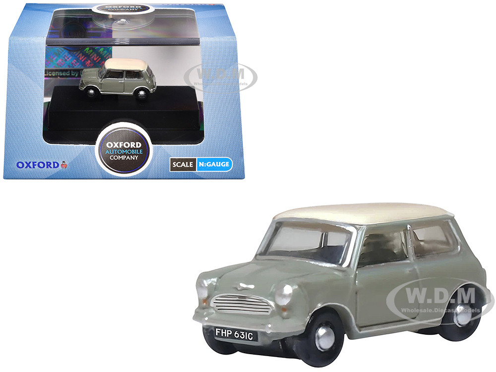 Mini Classic Tweed Gray with Cream Top 1/148 (N) Scale Diecast Mini Classic Tweed Gray with Cream Top 1/148 (N) Scale Diecast