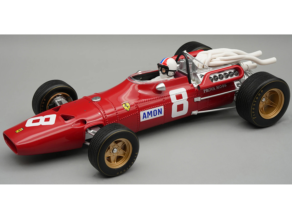 ミニカー Ferrari 312F1 #8 Chris Amon 1967 Ferrari 312/67 #8 Chris Amon 3rd Place Formula One F1 