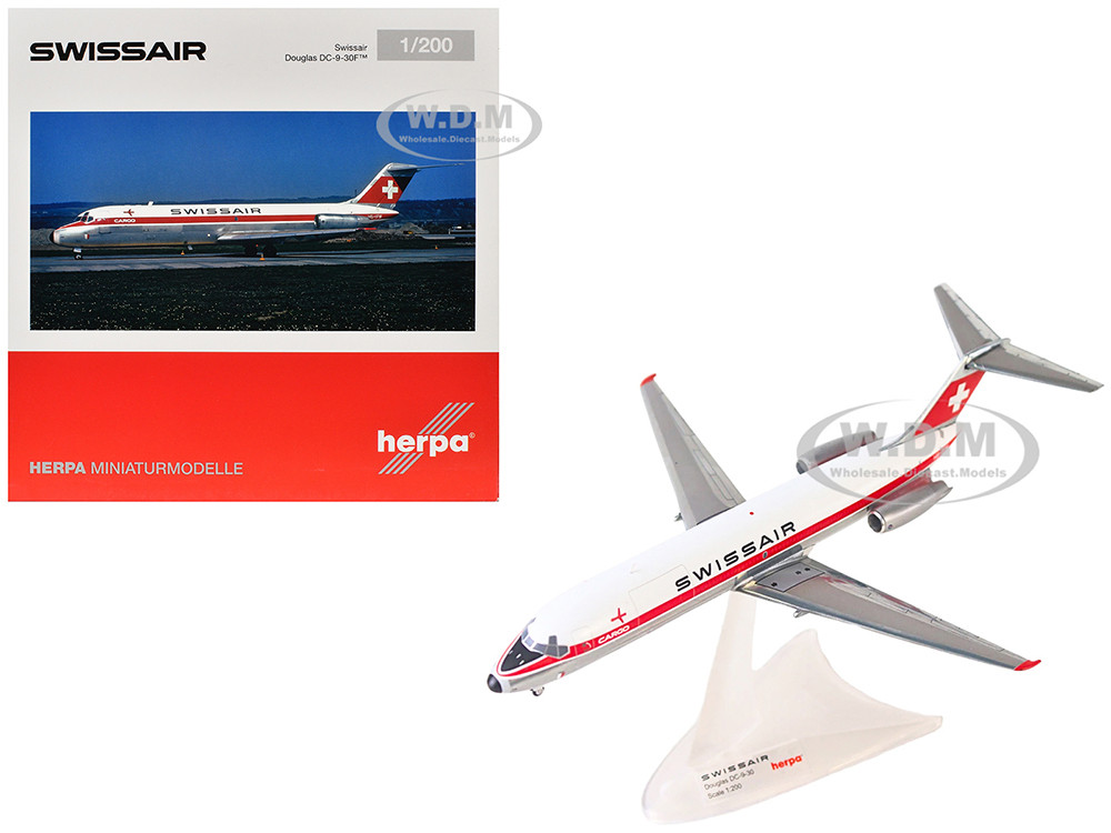 herpa 1/200 Convair 440 スイス航空 Swiss Air Douglas DC-9-30F Commercial Aircraft 
