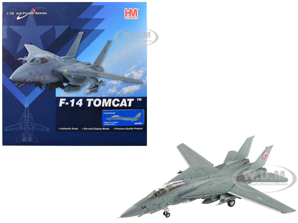 UNIMAX 1/72 F-14A Tomcat ダイキャストモデル Grumman F-14A Tomcat Fighter Aircraft 