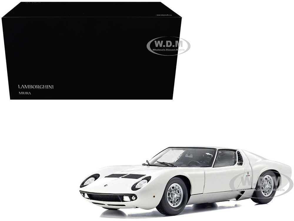 MINICHAMPS Lamborghini Miura ホワイト Lamborghini Miura P 400 White 1/18 Diecast Model Car by Kyosho