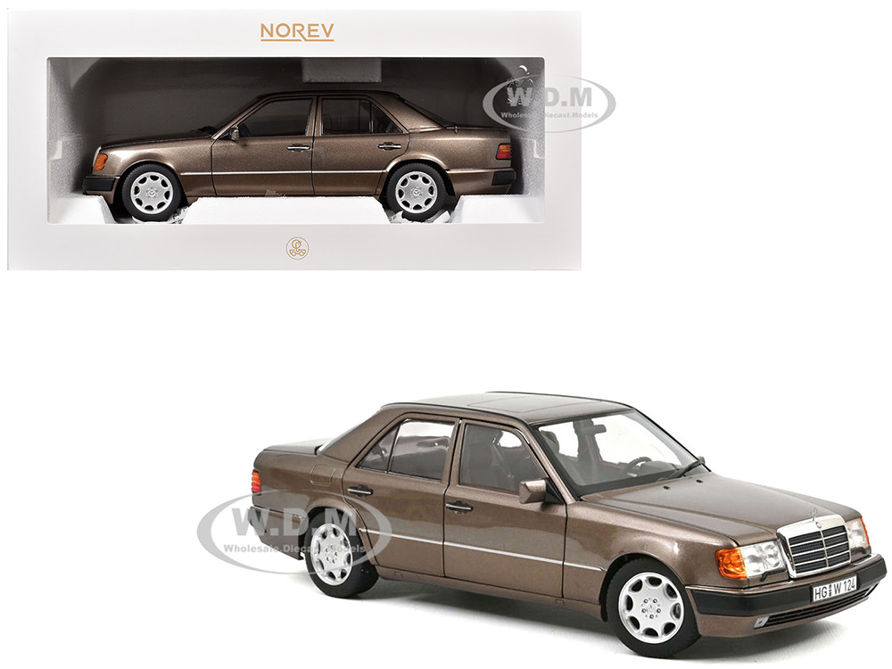 1990 Mercedes-Benz 500 E Impala Brown Metallic 1/18 Diecast Model