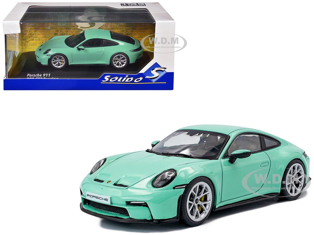 2023 Porsche 911 (992) GT3 Touring Mint Green 1/43 Diecast Model