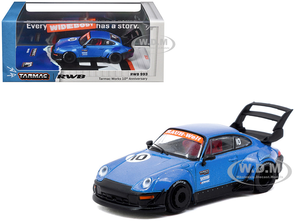 ミニカー Tarmac 1:64 RWB anniversary 10th RWB RWB 993 RHD (Right Hand Drive) #10 